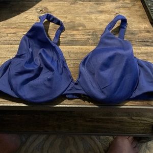Vintage discontinued body by Victoria IPEX line 34C blue bra